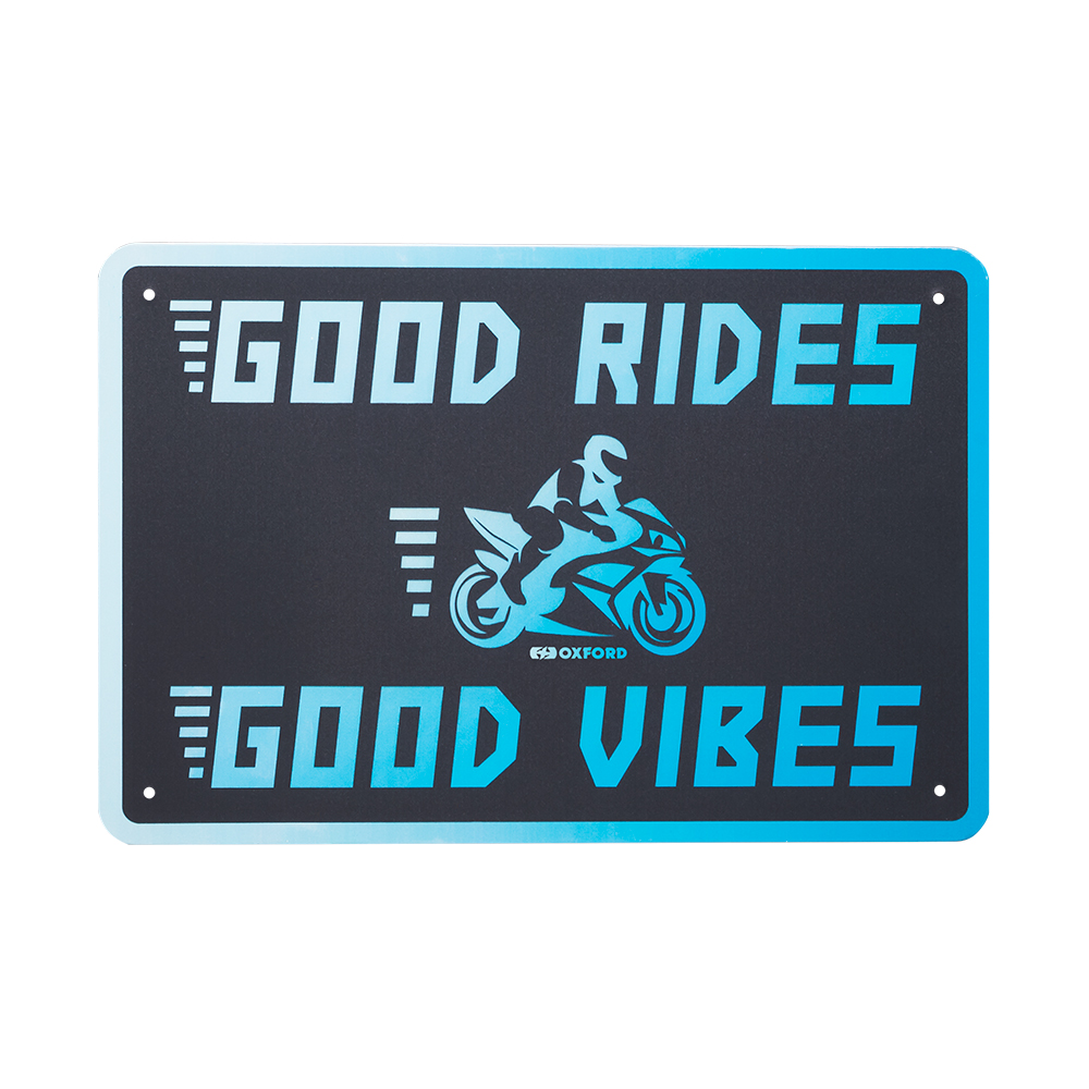 Oxford Oxford Garage Metal Sign Good Vibes